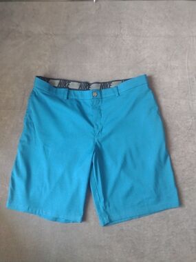 Nike Men’s Teal 40/10 Performance Leisure Golf Beach Casual Stretch Walk Shorts
